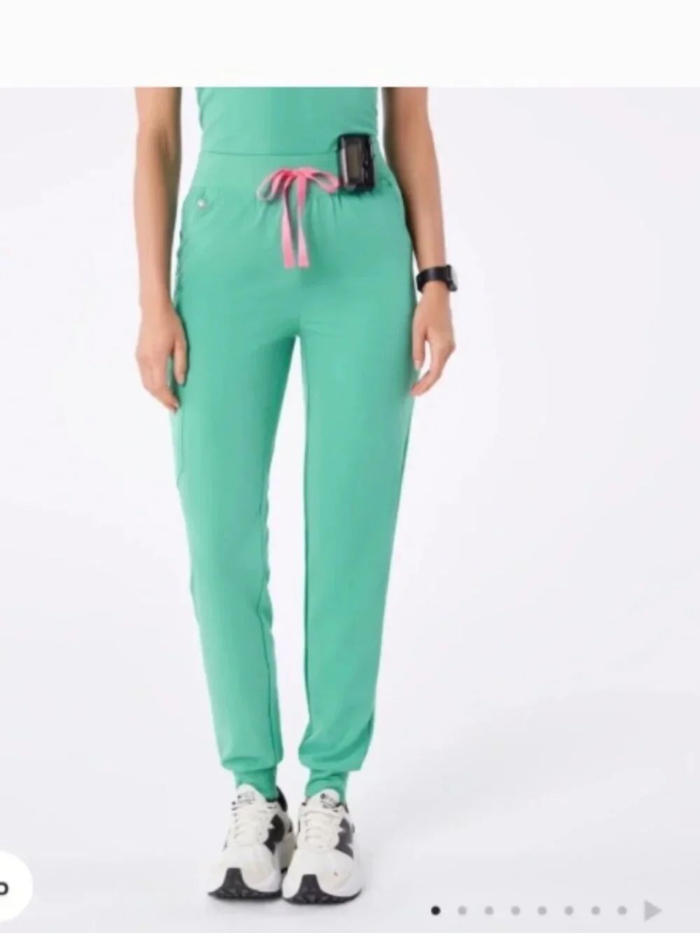 Like New! FIGS Zamora Jogger Scrub Pants PO#1426 Surgical Green in XS/P